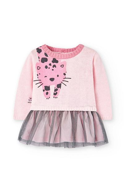 Boboli Baby Girl Dress Light Pink