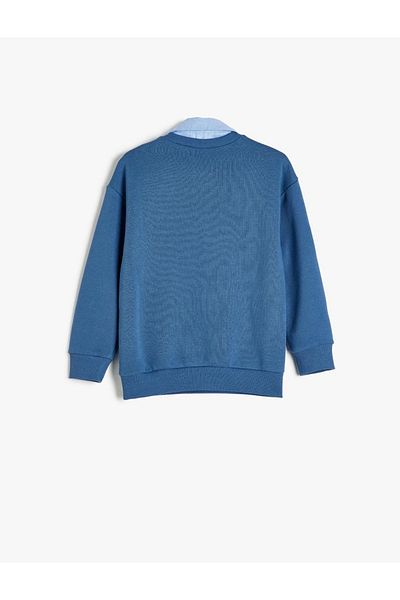 Koton Boy's Blue Sweat - 5Wkb10383Tk