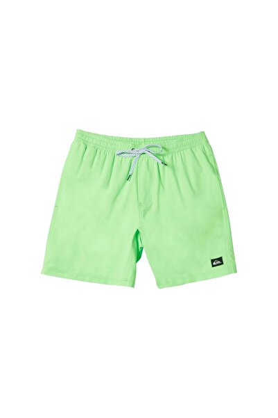Quiksilver Everyday Solid 15 Men's Green Volleyball Shorts Men's Volleyball Shorts Aqyjv03153