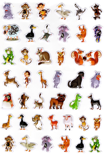 Limmy Autocolant cu animale drăguțe dimensiune A4 - Etichetă planificator în ...