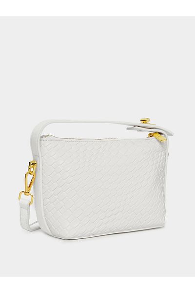 Styli Textured Baguette Bag