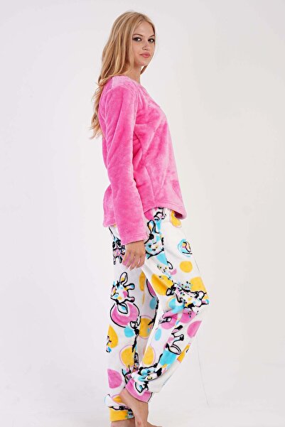 VİENETTA Welsoft ροζ μακρυμάνικη γυναικεία πιτζάμες - C5T8N0O303