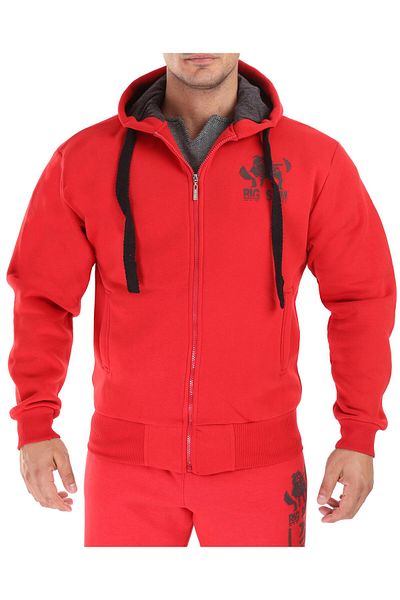 Big Sam Big Sam 3613 - Red Hooded Tracksuit