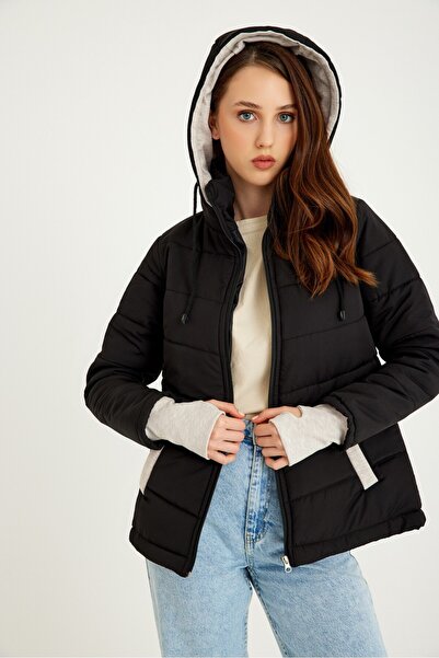 Barbora Günlük Su Geçirmez Kışlık Şişme Kadın Mont