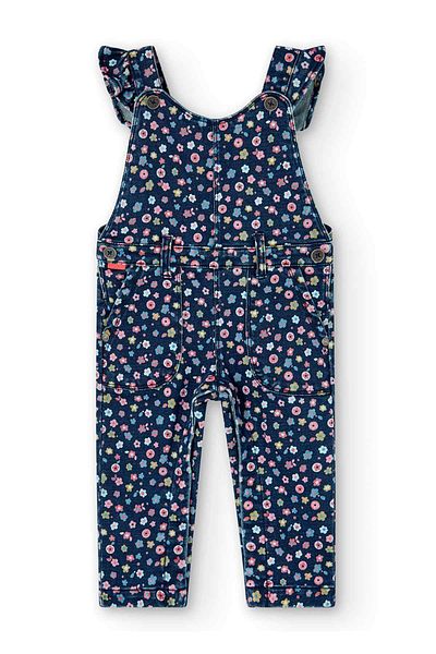 Boboli Patterned Girl's Jumpsuit Dress