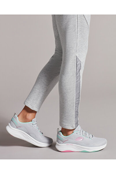 SKECHERS D'lux FİTNESS - ROAM FREE Kadın Açık Gri/Çok Renkli Spor Ayakkabı 14...