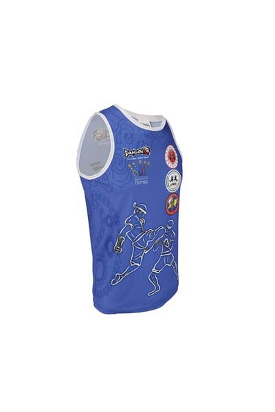 Dragon Giftoom Muay Thai Singlet cu sigla Federației - Imprimat digital