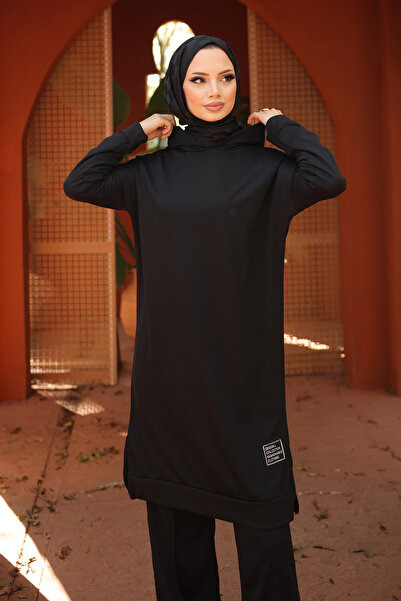 Kirazgym Zweifädiger Anzug mit Kapuze und Emblem