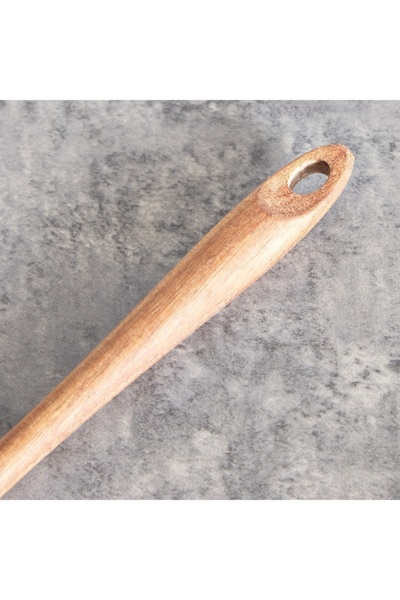 FACKELMANN Solid Nylon Spaghetti Spoon with Wooden Handle