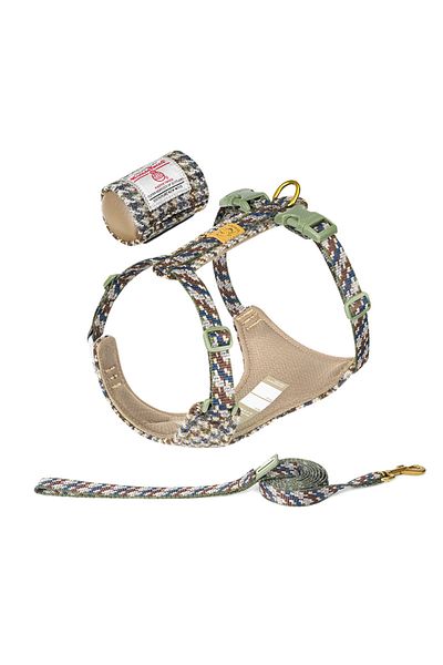 True Love Wool Pesto Chest Collar Set
