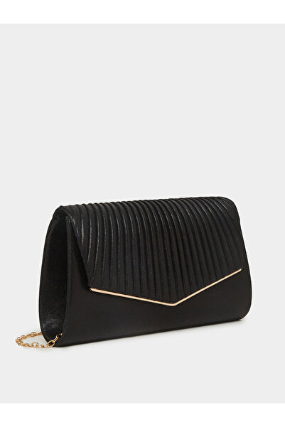 Styli Pleated Flap Clutch Bag