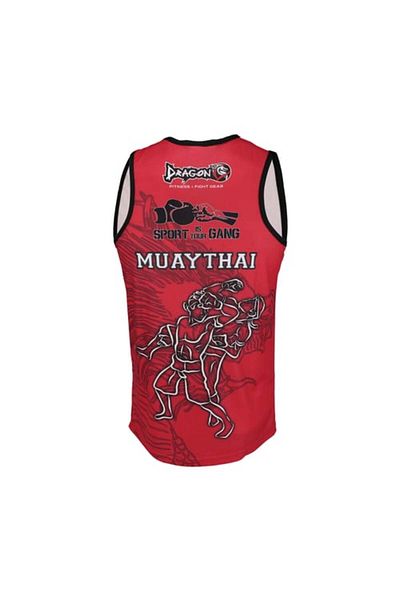 Dragon Digital Printed Athlete with Muay Thai Federation Logo
