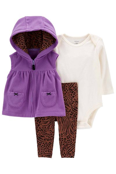 Carter's Baby Girl 3-Piece Vest Set