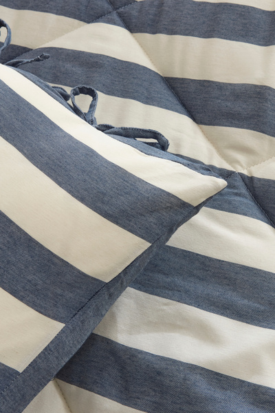 Karaca Home Sarah Anderson Barlet Çift Kişilik Comfort Set Çizgili Mavi