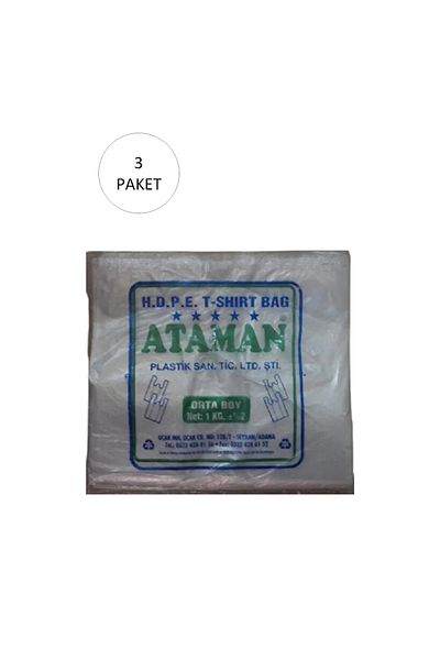 MBB ETİCARET Thick Transparent Athlete Bag Medium Size 27X47 cm 1 kg
