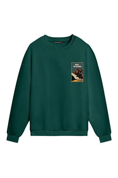 Mounte Bianca Unisex Shhh... I Am Reading - Regular Sweatshirt