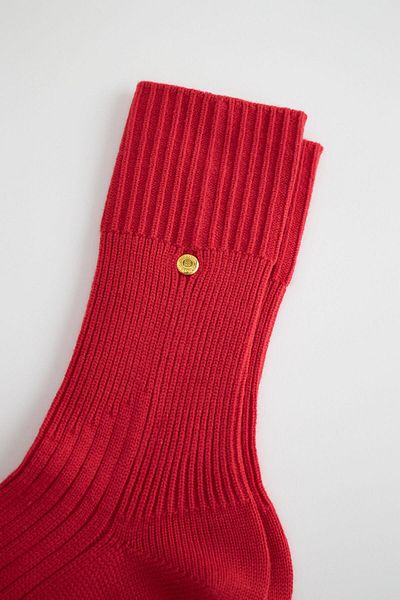 Katia&Bony Red Premium Studded Knitwear Socks