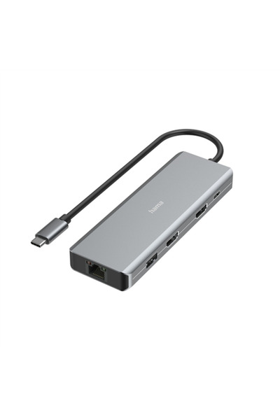 Hama USB-C-Hub,9 Ports, 2x HDMI,USB-A,USB-C,LAN