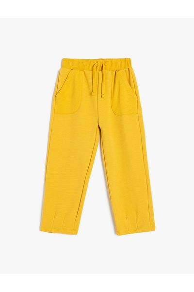 Koton Cotton Sweatpants - with Waist Laces and Pockets