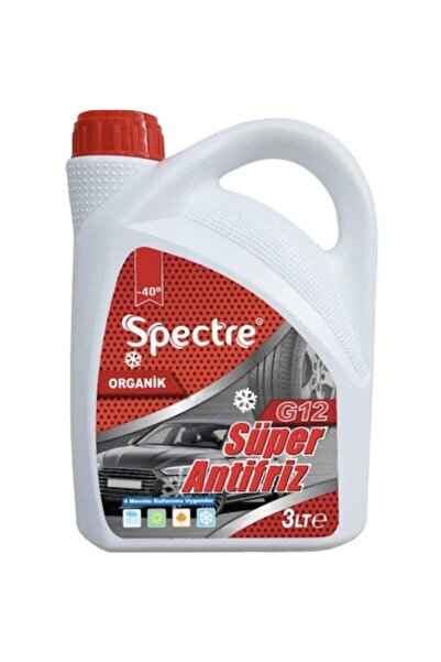 SPECTRE G12 Kırmızı Organik -40 Antifiriz 3 Litre
