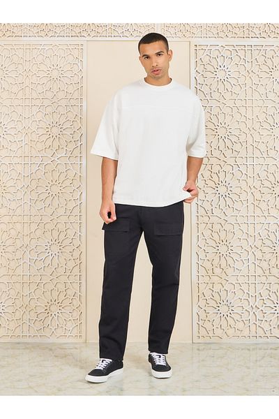 Styli Back Streetwear Photo Print Terry Boxy Fit T-Shirt