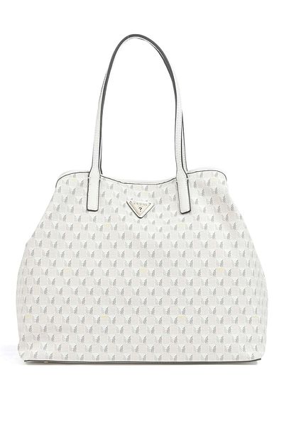 Guess G Wave Large 2 σε 1 Tote Γυναικεία λευκή τσάντα Hwjt9344290-stl
