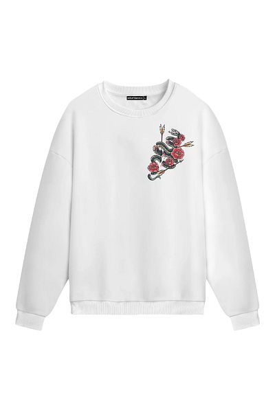 Mounte Bianca Unisex Serpente - Κανονικό φούτερ