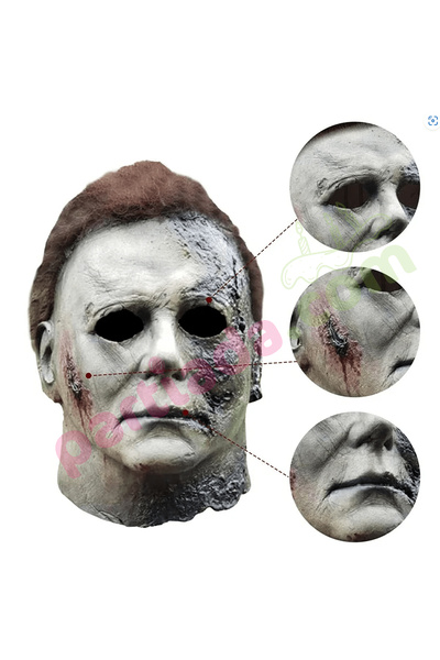 LATEKS MICHAEL MYERS MASKESİ TAM YÜZ LÜKS