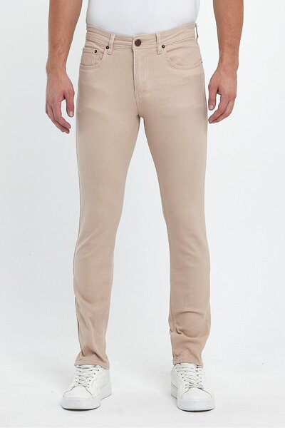 yakamor Ανδρικό παντελόνι εφαρμοστό Gabardine