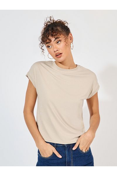 Styli Slim Fit Round Neck T-Shirt