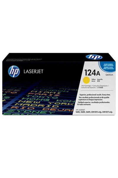 HP 124A-Q6002A Κίτρινο Γνήσιο Τόνερ