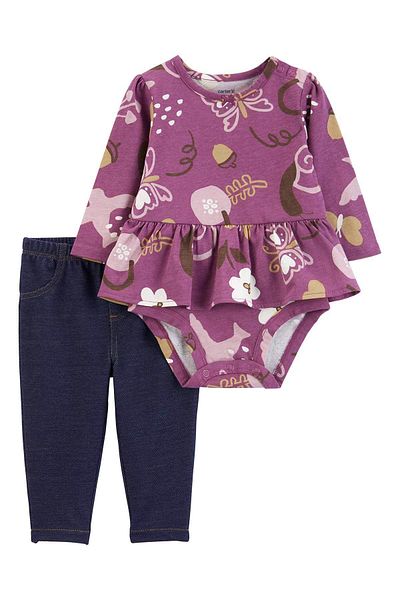 Carter's Baby Girl 2-Piece Top and Bottom Set