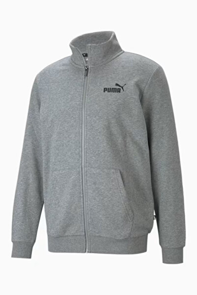 Puma Essentials Erkek Gri Eşofman Ceketi 58669603