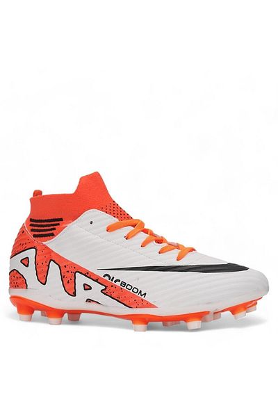 LALİGA Air Laliga White Orange Football Boots - with Socks