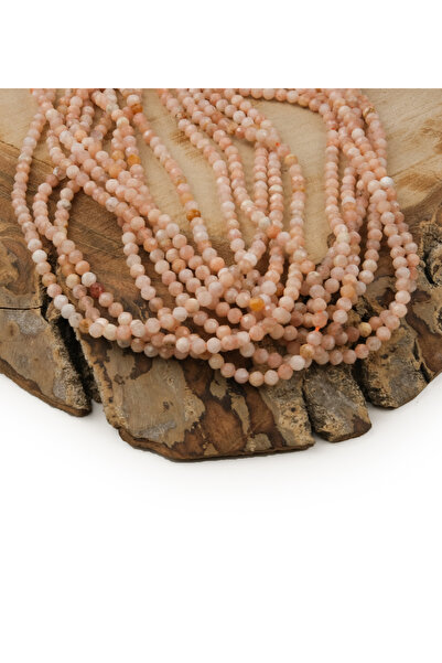 Prestij Boncuk Sequină de piatră naturală de 3 mm fațetată