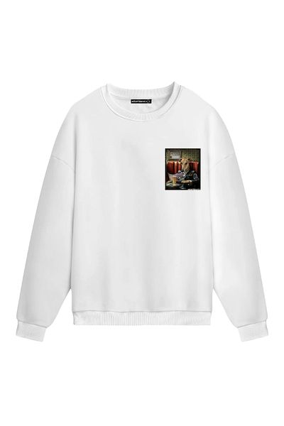Mounte Bianca Unisex Signor Piacere - Κανονικό φούτερ