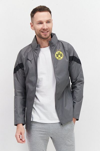 Puma Men Sportswear Fit Long Sleeve Outdoor Jacket, Grey
