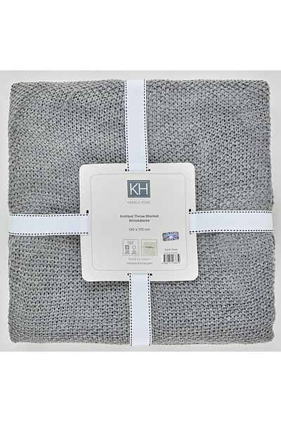Karaca Kuscheldecke in Hellgrau