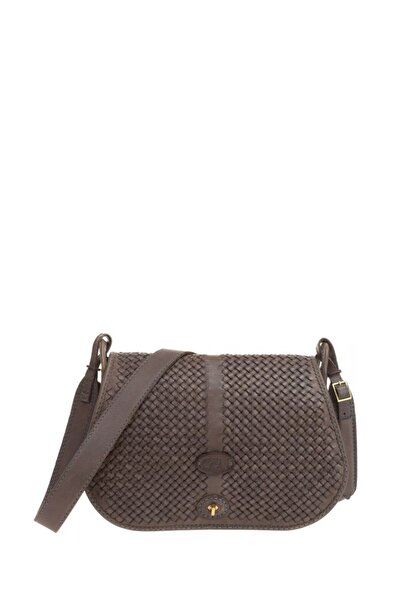 GÖN Hand Made Gri Kadın Çapraz Askılı Çanta Mata