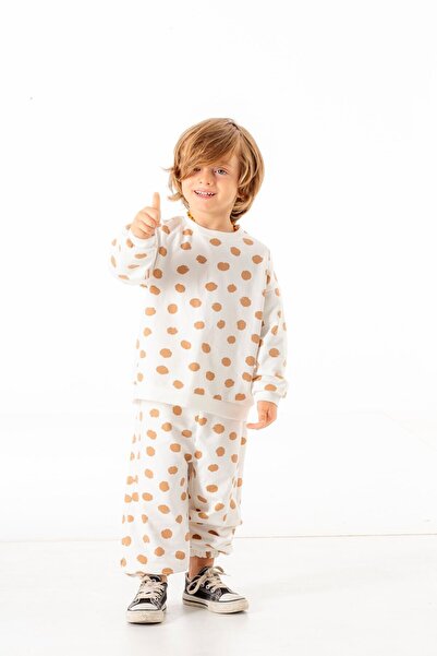 PLANT Mini Kids – Comfy Puantiyeli, %100 Pamuklu İnterlok, Paçaları Lastikli ...