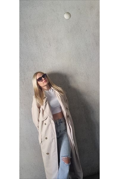 Garamak Flowing Long Trench Coat