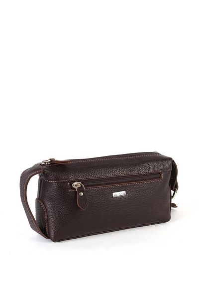 Aka Deri Aka Leather 116 - Bitter Brown Portfolio Bag