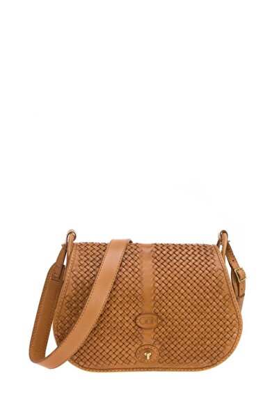 GÖN Hand Made Camel Kadın Çapraz Askılı Çanta Mata
