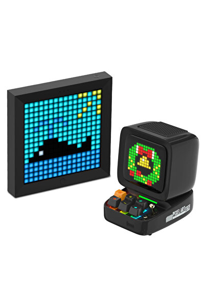 DIVOOM Ditoo Pro Siyah Bluetooth Hoparlör Ve Pixoo Led Ekran Seti