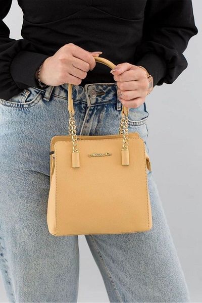 Matthew Cox T763 Model Yellow Women's Handbag
