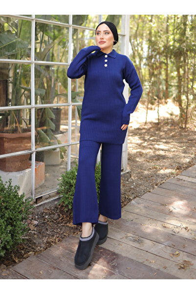 SAHRA BUTİK Set de tricotaje SAHRA BUTİK bleumarin