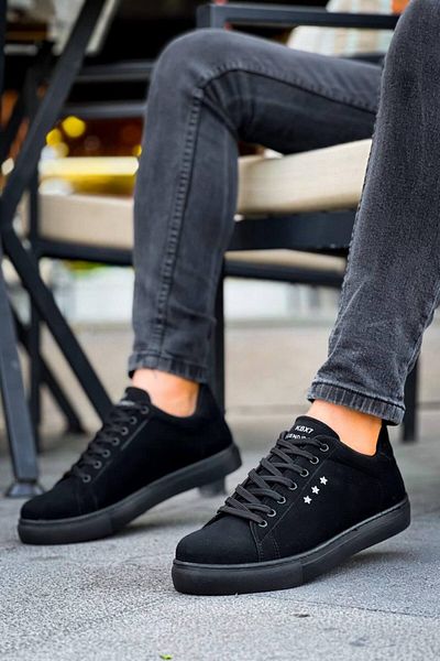 BOA Kb X7 - High Black Suede, Lace-Up Casual Men's Shoes