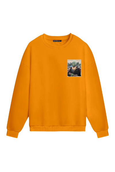 Mounte Bianca Unisex Signor Yoda - Obična majica sa kapuljačom