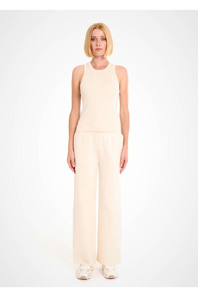 Knitss Πλεκτό μπλουζάκι από βιολογικό βαμβάκι Loungewear