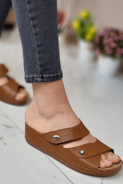 Neon Shoes Depi Women's Orthopedic Soft Sole Daily Slippers Stylish Rhinestoned Guest Young Mother Outdoor & Home Slippers